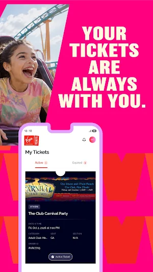 Virgin Megastore TIckets Screenshot 3