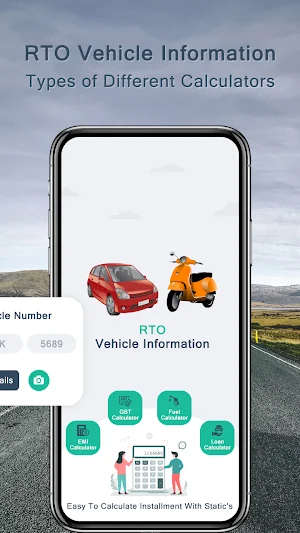 RTO Vehicle Information App Screenshot 2