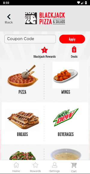 Blackjack Pizza Screenshot 2