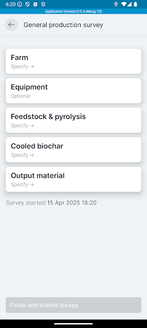 Biochar App Screenshot 3