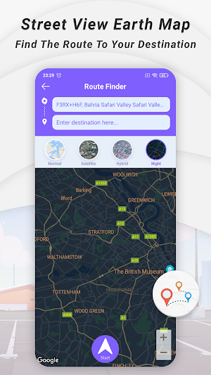 Street View GPS Earth Map HD Screenshot 3