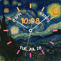 Scary night paint watch face