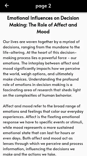 Psychology of Decision Making Screenshot 3