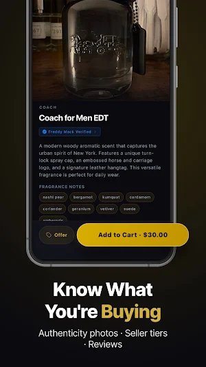 Obsidia: Fragrance Marketplace Screenshot 2