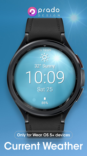 Current Weather Watch Face Screenshot 1