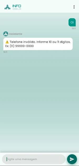 InfoIgreja Screenshot 2