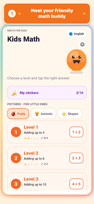 Kids Math: Count & Add Screenshot 0