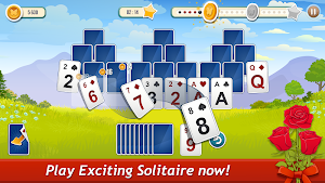 Solitaire TriPeaks Rose Garden: love flowers 2020 Screenshot 0