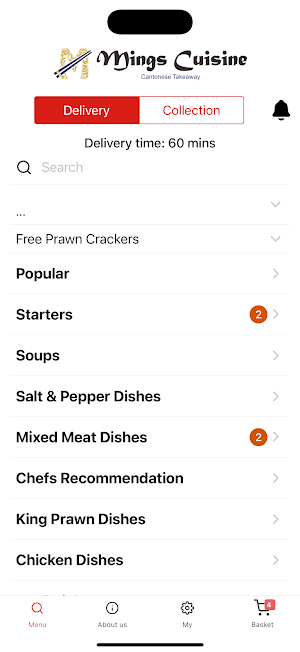 Ming's Cuisine Screenshot 2