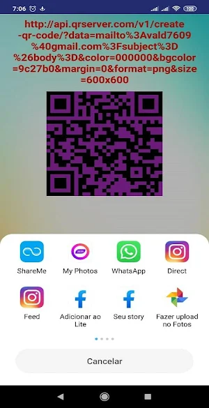 Geraler QRcode free Screenshot 3