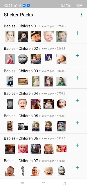 Babies Stickers Screenshot 0