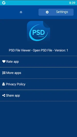 PSD viewer - File viewer for Photoshop Screenshot 3
