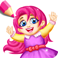 Cute Dolls Coloring Book