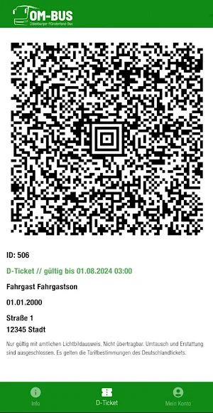 Deutschlandticket OM-Bus Screenshot 0