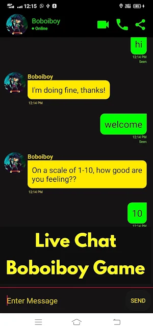Boboiboy Call Game Supra Chat Screenshot 2