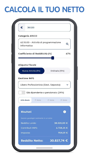 Italy Flat Tax: VAT Net 2026 Screenshot 0