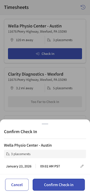 Exxat Faculty Screenshot 0
