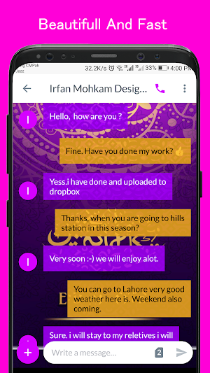 Eid Ul Fitr SMS Dual Theme Screenshot 2
