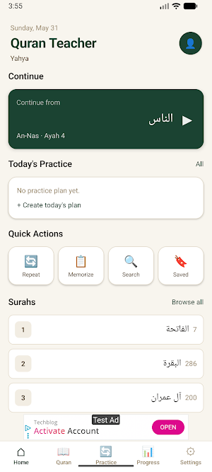 Quran Teacher Family Screenshot 0