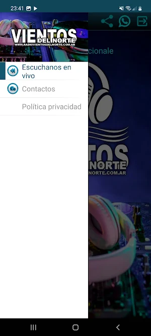 Radio Vientos del Norte Screenshot 2