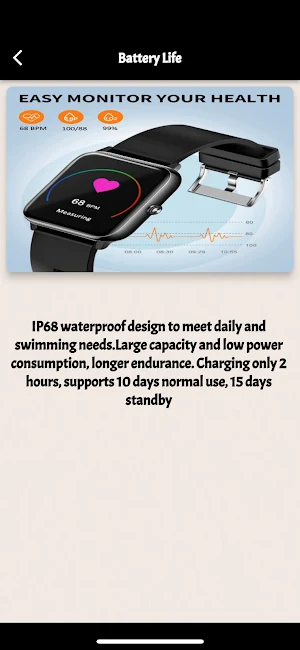 ANCwear Smart Watch guide Screenshot 1