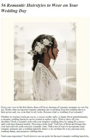 Wedding Hairstyles Tips Screenshot 0
