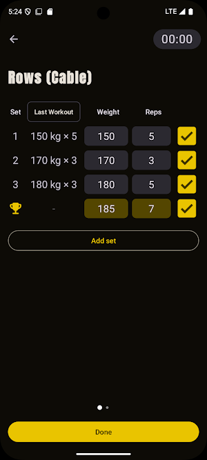 Berzerk - Workout Tracker Screenshot 1