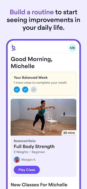 Balanced Health and Fitness Screenshot 3