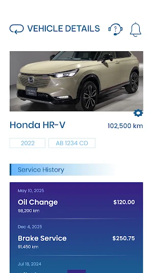 Win Service Car Book Screenshot 3