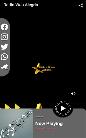 Rádio Web Alegria Screenshot 0
