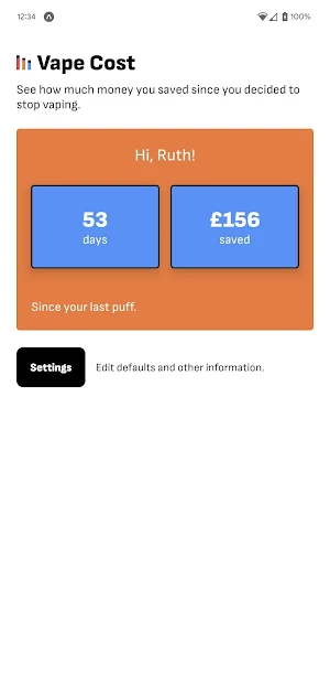 Vape Cost Screenshot 0
