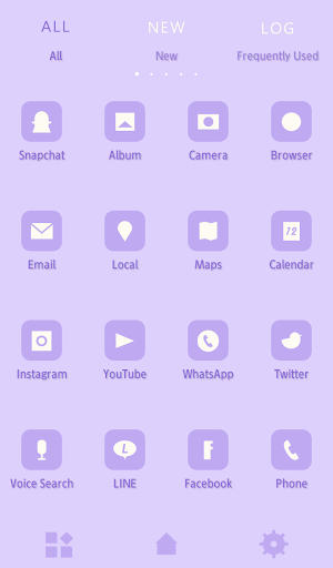 Wallpaper Simple Pastel Color (Lavender) Theme Screenshot 2