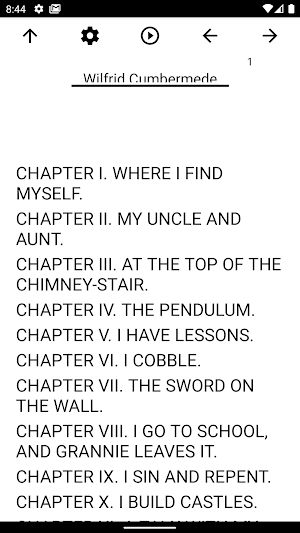 Book, Wilfrid Cumbermede Screenshot 0