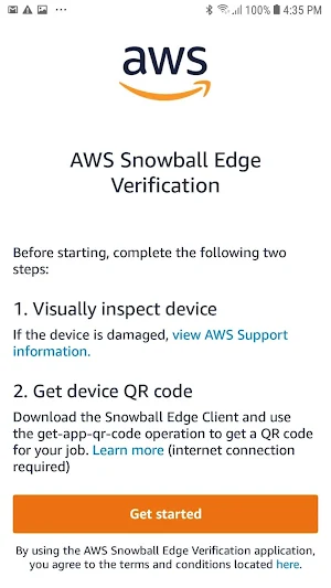 AWS Snow Family Verification Screenshot 0