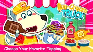 Wolfoo 's Ice Cream Truck Screenshot 1