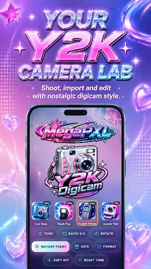 Y2K Digicam: MegaPXL Screenshot 0