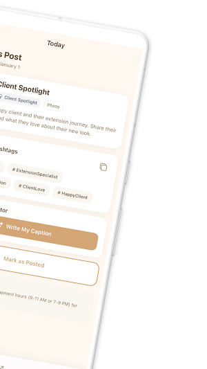 Content Calendar for Hair Pros Screenshot 1