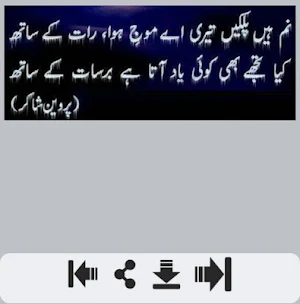 Parveen Shakir Shayari Screenshot 0