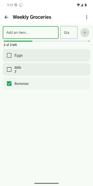 Shopping List Screenshot 3