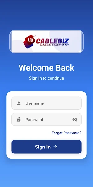 CableBiz Operator APP Screenshot 0
