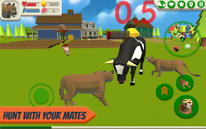 Cougar Simulator: Big Cat Family Game Screenshot 0