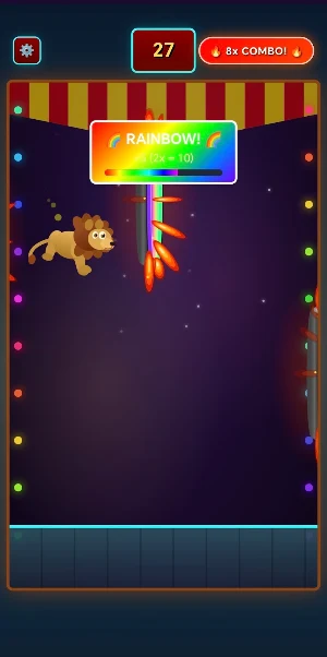 Flame Leap Lion: Circus Run Screenshot 1