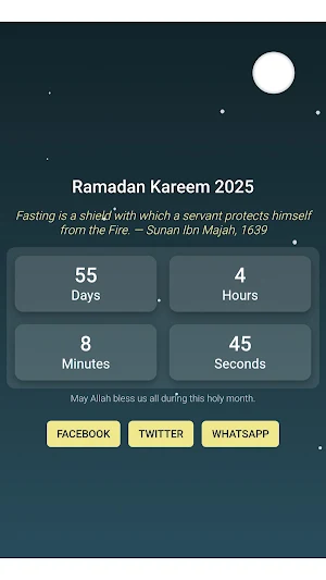 Ramadan Countdown 2025 Screenshot 1