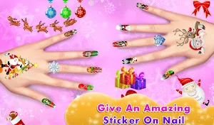 Christmas Nail Art Salon : Nail Designs Game Screenshot 0
