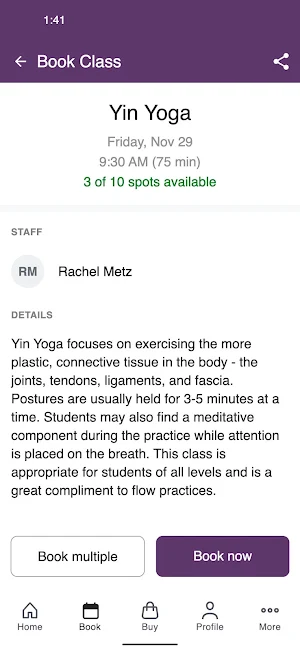 Satsang Yoga Studio Screenshot 2