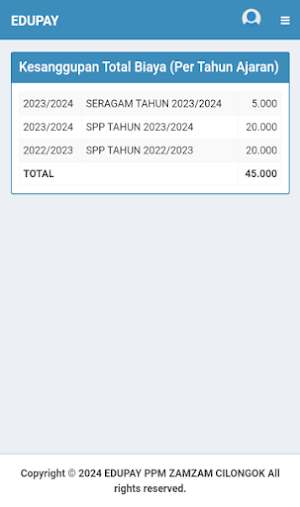 Edupay Zam Zam Screenshot 1