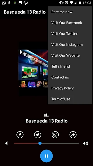 Busqueda 13 Radio Screenshot 2