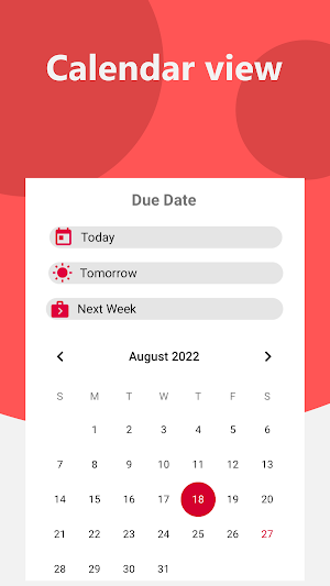 Minimalist To Do List Screenshot 1