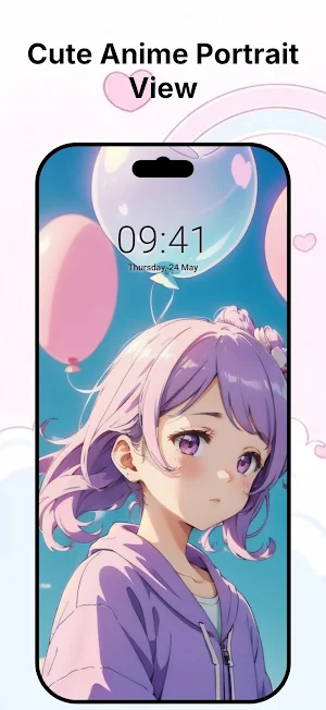 Aesthetic Wallpaper for Girls Screenshot 2