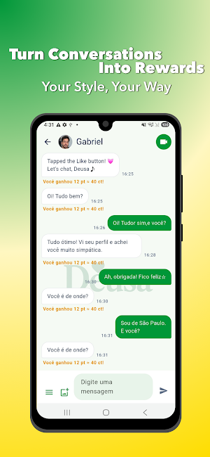 Deusa: Video Chat & Rewards Screenshot 1
